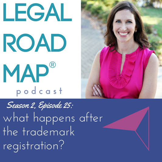 What happens after the trademark registration (Legal Road Map® Podcast S2E25)