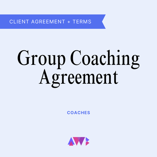 Group Coaching Agreement Template