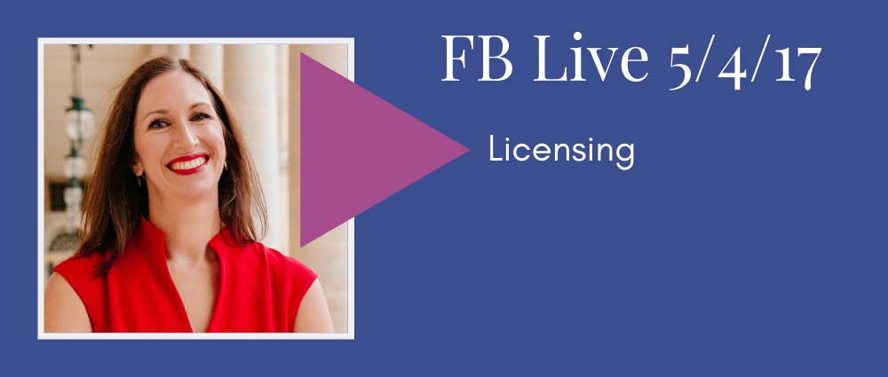 Licensing (Facebook Live 34)