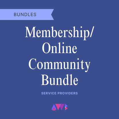 Membership or Online Community Bundle