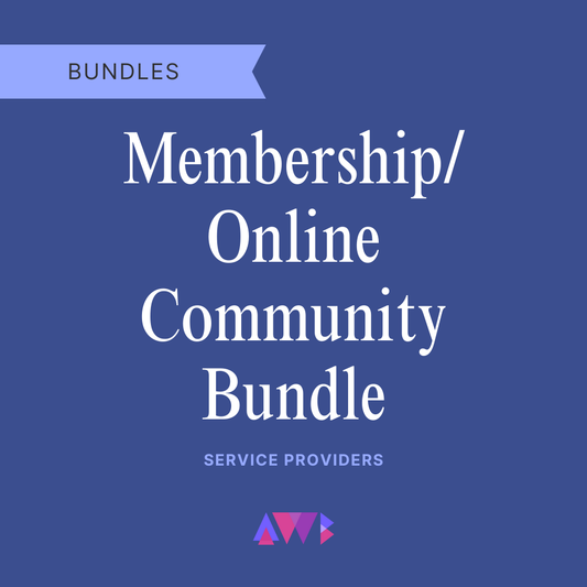 Membership or Online Community Bundle
