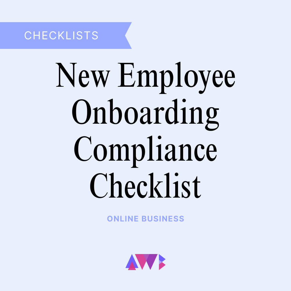 New Employee Onboarding Compliance Checklist