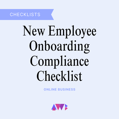 New Employee Onboarding Compliance Checklist