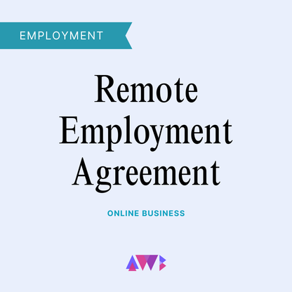 Remote Employment Agreement